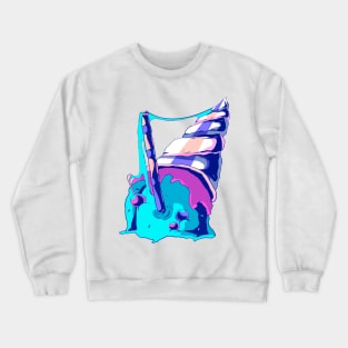 melted ice cream Crewneck Sweatshirt